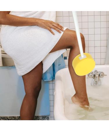 FOMIYES Yellow Hip Kit Bath Sponge & Body Brush Set - 57x12cm - Buy Online on GoSupps.com
