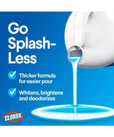 Clorox Splash-Less Bleach Clean Linen Scent - 55 Oz (2 Pack) | International Shipping Available - Buy Online on GoSupps.com