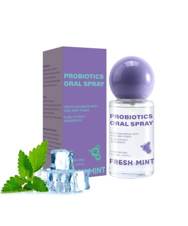Probiotic Oral Spray for Long-Lasting Freshness Oral Spray with Probiotics for Breath Care Gentle Convenient Travel-Sized Breath 20ml/0.68oz