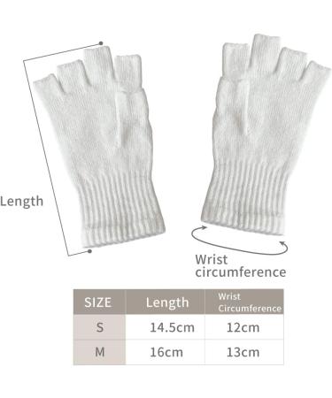 Edenswear Zinc-Infused Fingerless Gloves for Children with Eczema - Medium Size for Effective Wet Wrap Therapy - Buy Online on GoSupps.com