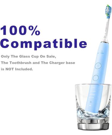 Glass Cup Replacement for Philips Toothbrush Charger | Compatible with HX 93xx & HX 99xx Series | Charging Base Cup Replacement - Buy Online on GoSupps.com