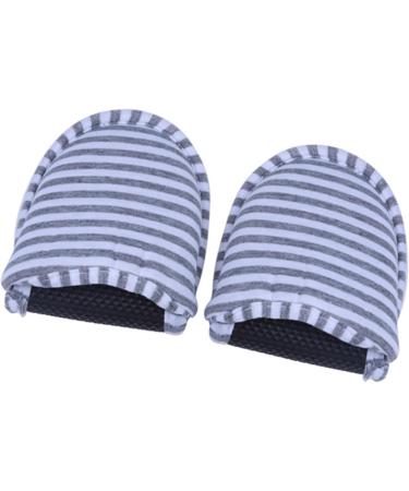 JOROBURO Travel Sipplers Portable Reusable Indoor Soft Cotton Anti Slip Slipperswith Portable Carrying Bag Foldable Hotel Slippersfor Home Hotel House Sipplers Disposable Female 15x10cm Grey - Buy Online on GoSupps.com