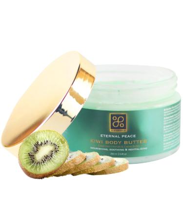 O ETERNALS Butter Kiwi O Eternals Peace Dead Sea Mud Mask with natural oils with vitamin E moisturizes the skin of women and men.
