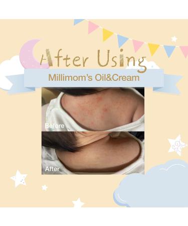 Milimom Baby Oil & Cream with Argan Oil | Nourishing & Moisturizing | Gentle Baby Massage | Vegan Skincare - 2.53fl.Oz / 75ml - Buy Online on GoSupps.com