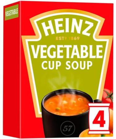 Heinz Cup Soup Variety Pack - Cream of Tomato Vegetable Chicken Mushroom Minestrone Chicken Noodle & Vegetable - 6 Flavors 24 Cups Total - Buy Online on GoSupps.com