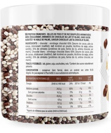 Superset Nutrition Protein Crunchies 550g Desserts Ultragourmand Protein Chocolate Balls Milk Chocolate & Witte Chocolate Milk chocolate and white chocolate - Buy Online on GoSupps.com