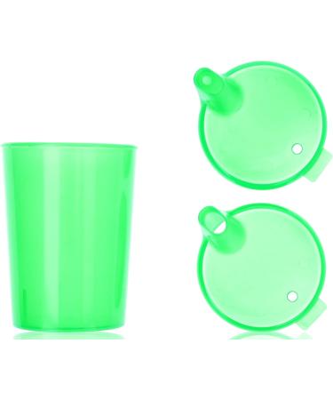 Buy Horn Medical 3 Series Pack 250ml Beak Cup Drinking Aid Set Adult Size with Two Lids (Large & Small Opening) Color Selectable (Green) International Shipping - Buy Online on GoSupps.com