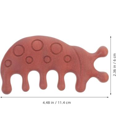 Beavorty Wood Massage Comb & Gua Sha Scalp Massager - Acupressure Tool for Head Neck Hands & Legs - Buy Online on GoSupps.com