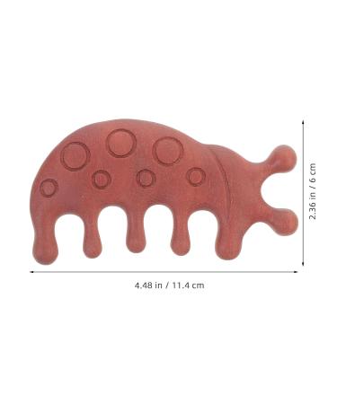 PATKAW Wooden Massage Comb - Green Sandalwood Scalp & Hair Comb Gift for Men | Gua Sha Tool for Scalp Scraping - Buy Online on GoSupps.com