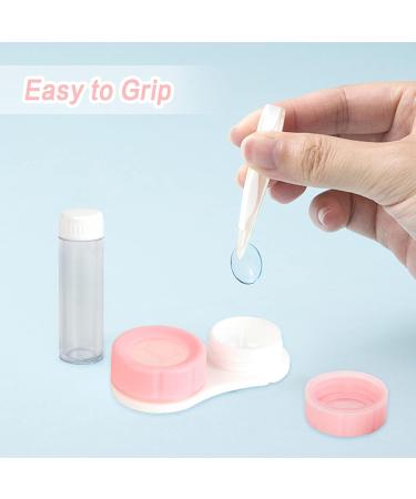 Haisheng Mini Travel Contact Lens Case Set - 4 Portable Containers with Mirror & Suction Cup for Home & Travel - Buy Online on GoSupps.com