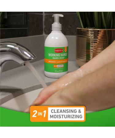 O'Keeffe's Working Hands Hand Soap with Fresh Orange Oil 12 oz Pump (2 Pack) - Buy Online on GoSupps.com