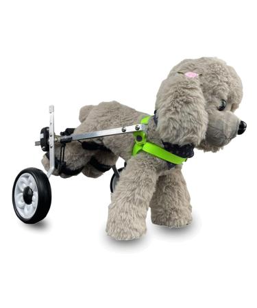 Dog Wheelchair Dog Wheelchair for Back Legs Pet Wheelchair Assisted Walking Device Adjustable Aluminum Alloy Dog Wheelchair Portable XX-Large