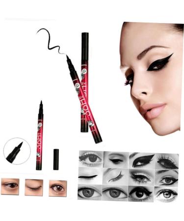 WOONEKY 3pcs Liquid Eyeliner Pencil Eyeline Liquid Pencil Eyeliner Liquid Pen Waterproof Liquid Eyeliner - Buy Online on GoSupps.com