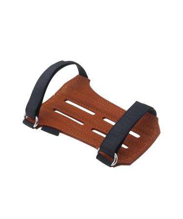 Create idea outdoor arm protection for archery archery protection equipment outdoor arm protection with reverse hair suitable for traditional archery undergraving brown