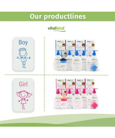 Vitalkind Shower Gel Boy Premium Natural Care Cosmetic Products for Children - Buy Online on GoSupps.com