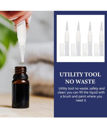 FOMIYES 4pcs Cute Lip Gloss Tubes - Empty Cosmetic Pens for Nail Polish & Cuticle Oil Applicator - Buy Online on GoSupps.com