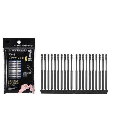 Ear Scoop Disposable Sticky Ear Stick Ear Cleaning Adhesive Ear Hollowing Stick Ear Wax Cleaner (Pack of 40)