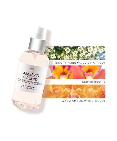Amber'd Orchid Fine Fragrance Mist by Body Botanic - a Beautiful Blend of Orchid Verbena Apricot Amber and White Woods - with Plant Extracts - Buy Online on GoSupps.com