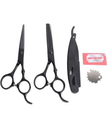 Hair Cutting Shears Set Professional Multifunctional Stainless Steel Hairdressing Scissor for Home Salon 5.5 Inch - Buy Online on GoSupps.com