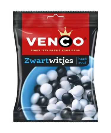 Venco Licorice | Venco Black and White | Venco Dutch Liquorice | Dutch Liquorice | 9.7 Ounce Total