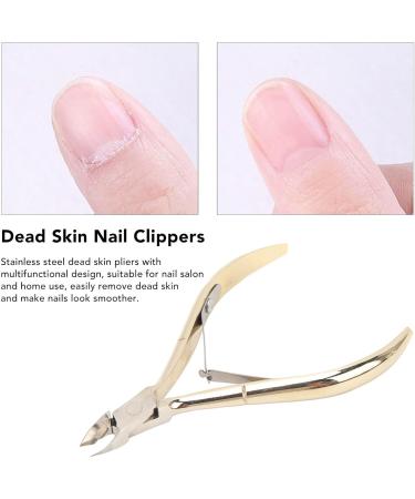 Dead Skin Pliers Stainless Steel Easy Grip Multifunctional Use Barber Use Ergonomic Design Individual Guard Cover Nail Care - Buy Online on GoSupps.com