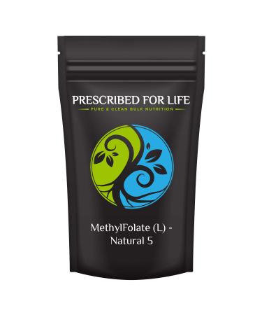 Prescribed For Life Methyl Folate Powder | Bioavailable Folic Acid to Support Brain Health | Pure Powdered Vitamin B9 Folate Supplement for Women & Men (0.5 oz / 14 g)