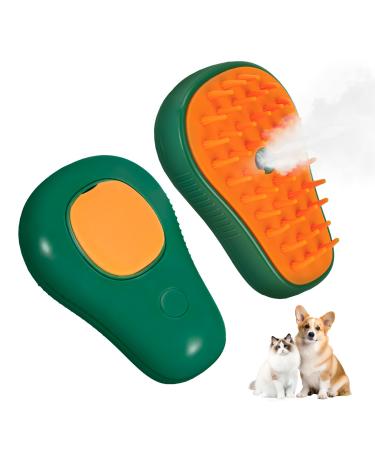 Tinioey Steamy Cat Brush - 3 in1 Cat Steamy Brush | Steamy Dog Brush for Shedding Bath Grooming & Massage | Cat Steam Brush for Cats | Steam Pet Brush | Cat Accessories & Cat Stuff