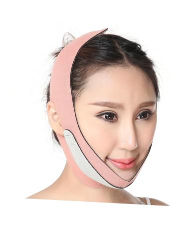 Ipetboom 1pc Slimming Belt Chin Lift Neck Lift Lifting V Thin Facial Lifting Belt Slim Strap -lifting Artifact Tight Thin Artifact Pink