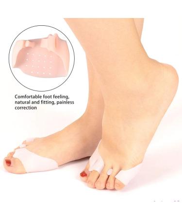 Milisten Toe Separator Hammer Toes Support Crest Pad - 2 Pairs | Toe Straightener Corrector for Hallux Valgus and Plantar Fasciitis - Buy Online on GoSupps.com