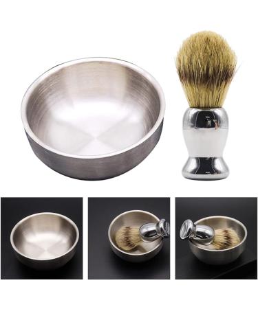 Angoily Men's Hair Shaving Brush Set - Stainless Steel Wet Razor & Soap Shell Brush for Ultimate Grooming Experience | International Shipping Available - Buy Online on GoSupps.com