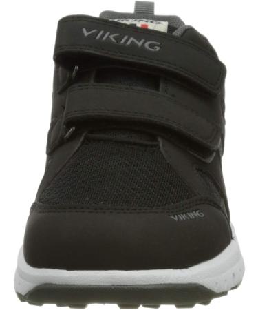 Viking Unisex Kids Odda Walking Shoe 35 EU - Black Charcoal | Comfortable & Durable Footwear for Adventurous Kids - Buy Online on GoSupps.com