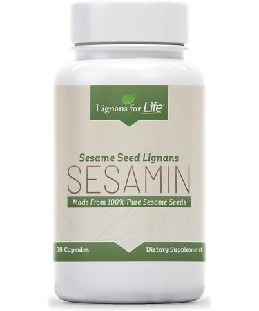 Lignans For Life Sesamin 90 Capsules - Natural Sesame Seed Dietary Supplement - Buy Online on GoSupps.com