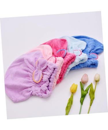 MAGICLULU Fast Drying Cap Bathing Accessories Womens Head Scarves Towel Shower Cap for Women Womens Bandana Hair Shower Cap Shower Caps for Hair Turbans for Shower Head Elastic Miss Violet M - Buy Online on GoSupps.com