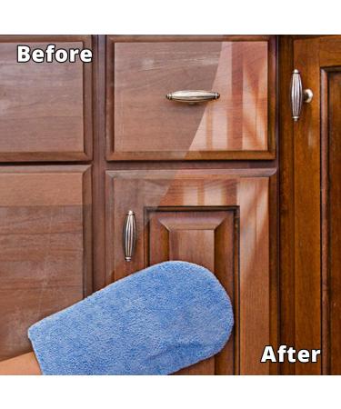 Rejuvenate Cabinet and Furniture Clean & Restore Bundle 24oz Cleaner & 13oz Restorer with Microfiber Mitt - Buy Online on GoSupps.com