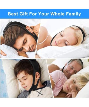 Anti Snoring Chin Strap - Comfortable & Effective Snore Stopper for Men and Women | Natural Sleep Aid & Snore Reducing Device - Buy Online on GoSupps.com