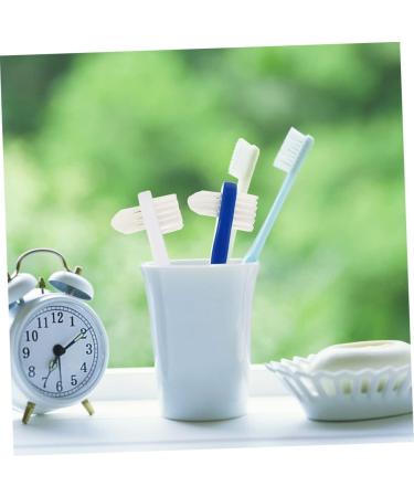 Hapinary Double-Headed Toothbrush for Prosthetic Care - 6-Piece Cleaning Brush Set for Effective Dental Hygiene - Buy Online on GoSupps.com