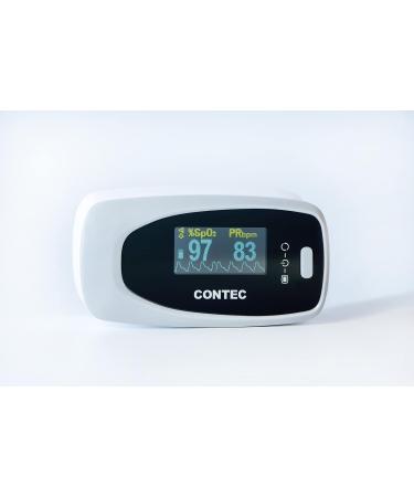 Contec Fingertip Pulse Oximeter with Pouch - Blood Oxygen Monitor - Buy Online on GoSupps.com