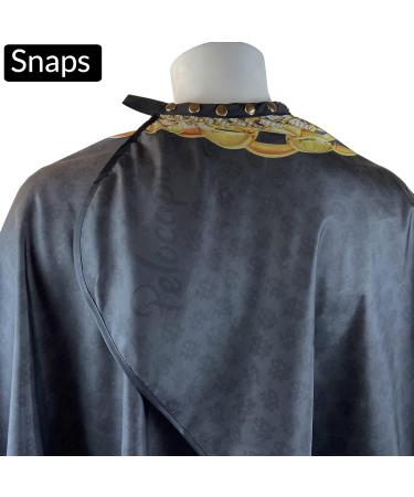 Professional Waterproof Barber Cape for Men - Large Hair Cutting Salon Cape with Snap Closures | 63 x56 | Ideal for Hairdressers - Buy Online on GoSupps.com
