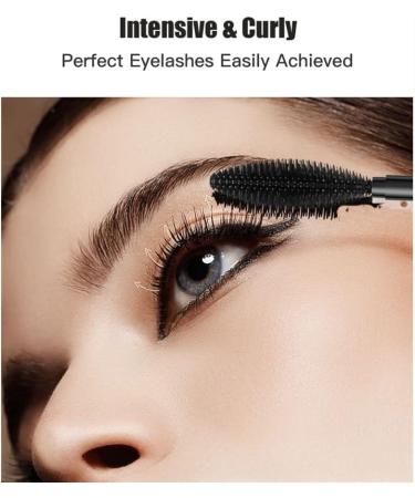 HIROCK 2 in 1 Mascara Waterproof Mascara Long Roller Thick Non Dizzy Double Effect Mascara - Buy Online on GoSupps.com