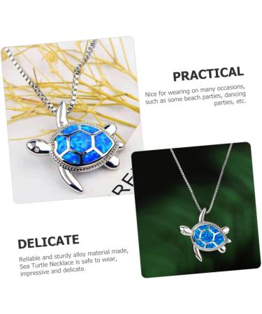 Toyvian Blue Necklace Ocean Decor The Choker Neck Chain Women Necklace Pendant Animal Miss Grace - Buy Online on GoSupps.com