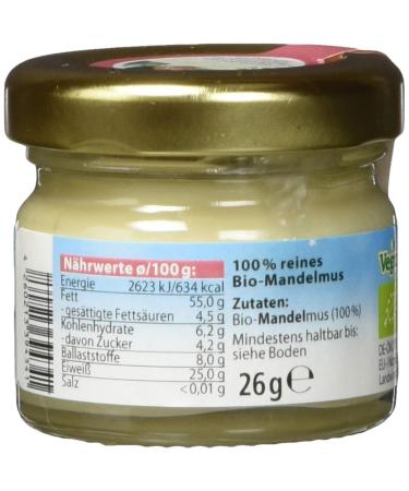 Dr. Goerg Premium Organic Almond Butter - 24g Pack | Healthy Snack | Vegan & Gluten-Free - Buy Online on GoSupps.com
