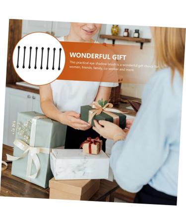 POPETPOP 25 Pcs Double Ended Eye Shadow Stick Sponges Makeup Cosmetic Lip Mask Brush Lipstick Brush Miss Girl - Buy Online on GoSupps.com