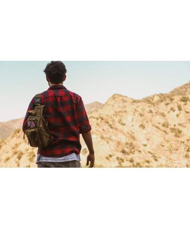 JupiterGear Tactical Military Sling Backpack - Khaki | Adjustable Strap | Outdoor Daypack Backpack - Buy Online on GoSupps.com