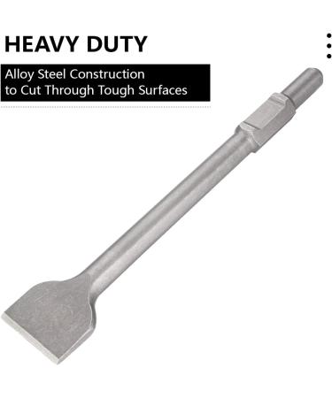 A-KARCK Heavy Duty 1-1/8 Hex Shank Scraping Chisel Bit for Electric Jack Hammer - Ideal for Tile and Stone Removal - Buy Online on GoSupps.com
