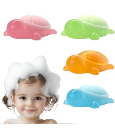 Turtle Handmade Oil Soap - 4 Pack Kids Bath - Cute Animal Shape Moisturizing Bar | Soft Natural Silky For Handwash Face Body | Ornamental Damping - Buy Online on GoSupps.com