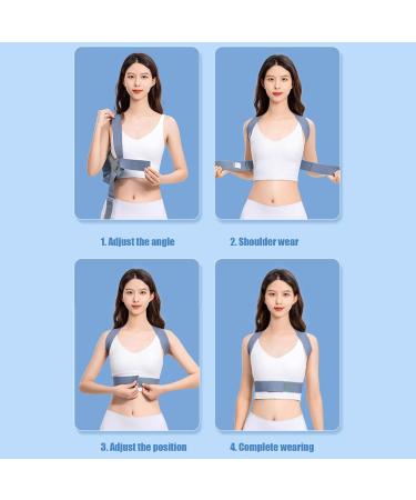 Posture Corrector | Back Straightener Posture Corrector | Adjustable Posture Corrector Back Brace | Breathable and Lightweight | and Long-Lasting Construction M - Buy Online on GoSupps.com