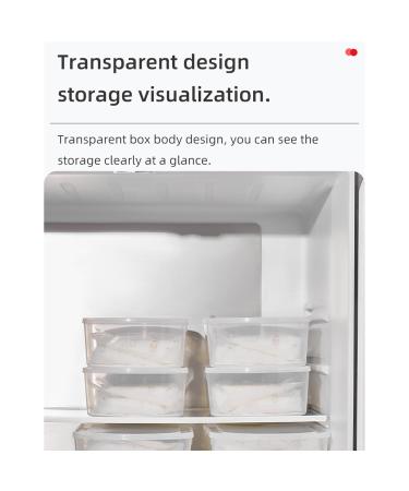 YAJEXUN Breast Milk Storage Container - Stackable Waterproof & Sealed Organizer Box for Refrigeration | Ideal Medium Size for Easy Breast Milk Storage - Buy Online on GoSupps.com