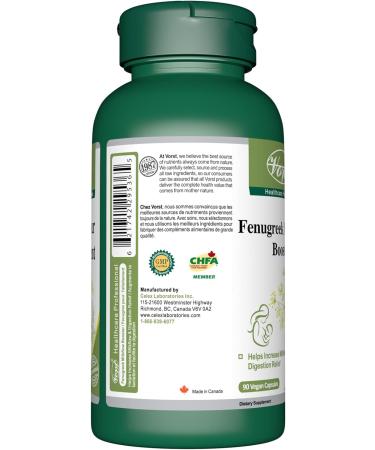 VORST Fenugreek Milkflow Booster 1000mg (500mg Per Capsule) 90 Vegan Capsules | Lactation Supplement for Increased Breast Milk Supply Suitable To Use As Breastfeeding Vitamins | Includes 6mg Sweet Fennel Extract | Powder Pills | 1 Bottle 90 count (Pack of - Buy Online on GoSupps.com