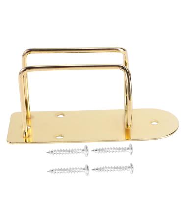 Housoutil Clipper Stand Beard Holder Barber Clippers Professional Hair Scissor Holder Hair Clipper Hair Trimmer Holder Barber Clipper Holder Fader Gem Stainless Steel 12.5x6cm Gloden