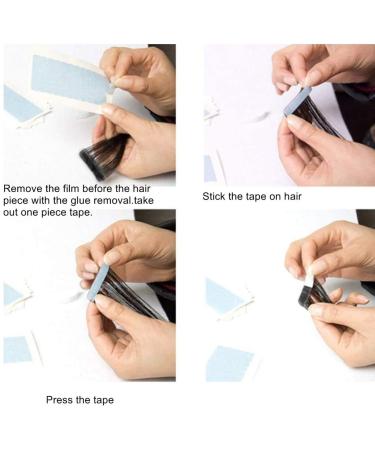 Tevkmuzz 120 Double Sided Hair Extension Tape Tabs for Hair Extension Wigs - Buy Online on GoSupps.com